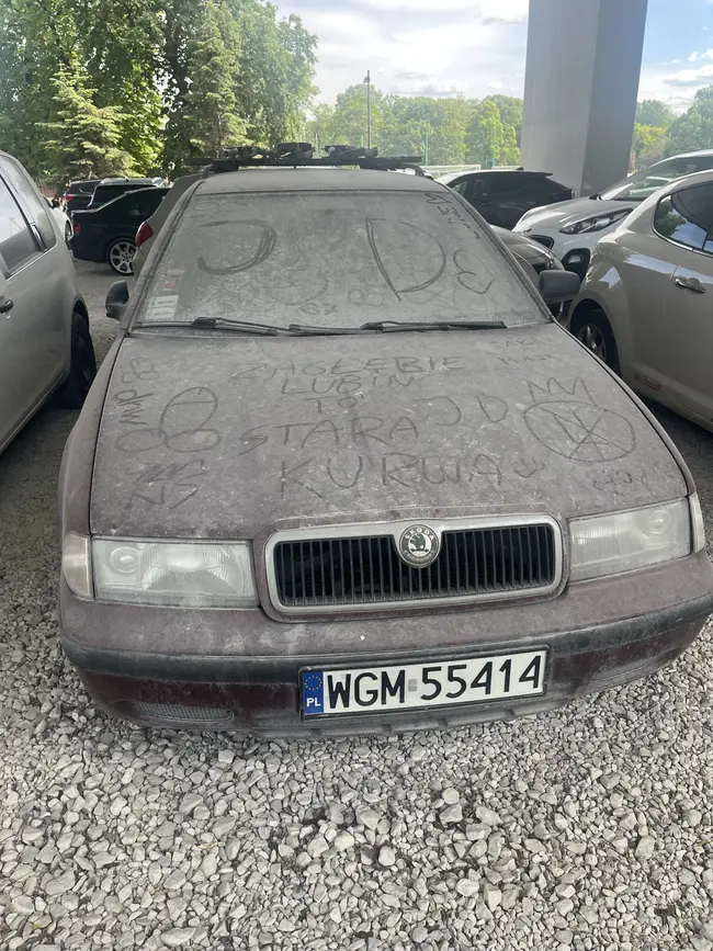 Porzucona skoda pod mostem - Motoryzacja na urbexie i nie tylko :) - zdjęcie 7/43