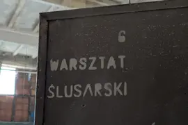 Szpitalna warsztatownia.