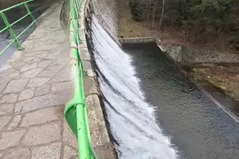 Zapora na Łomnicy w Karpaczu