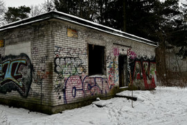 Budynek przy dawnym sanatorium