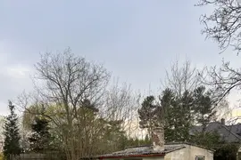 Opuszczony dom z szopką