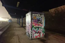 Opuszczona stacja kolejowa