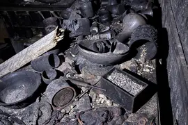 Spalona kamienica