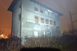 Opuszczony budynek PKP