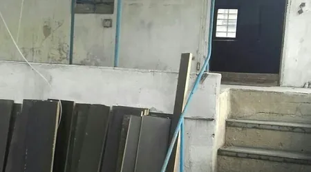 Opuszczony warsztat naprawczy elektryki