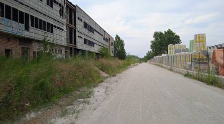 Opuszczona część budynku.( zakłady ursus) warszawa ursus