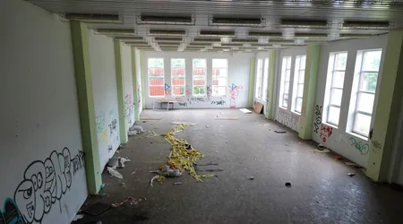 Opuszczony ośrodek przygotowań piłkarskich