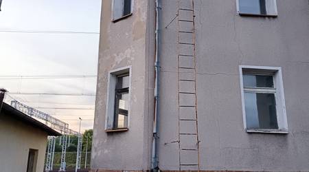 Opuszczone budynki- olsztyn towarowa