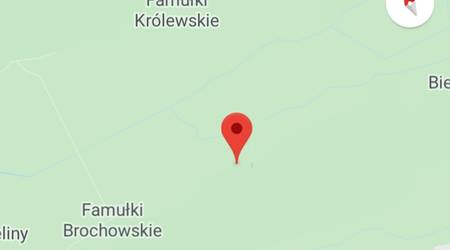Opuszczona wieś w kampinoskim p n
