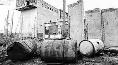 Opuszczona proszkownia mleka