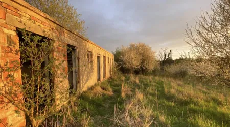 Ruiny osady w gołąbkowie