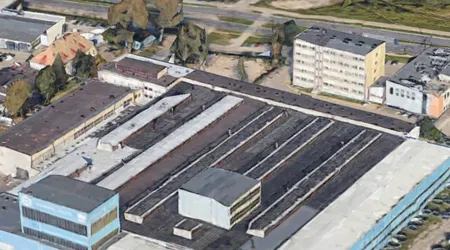 Opuszczona fabryka stali nierdzewnej