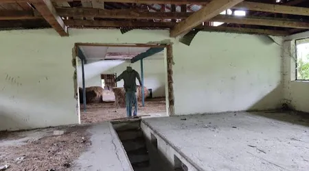 Opuszczone gospodarstwo rolne