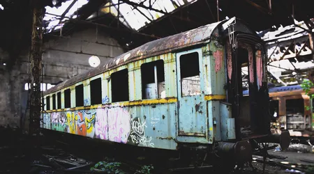 Cmentarzysko pociągów w budapeszcie