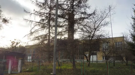 Opuszczona osiedlowa kotłownia