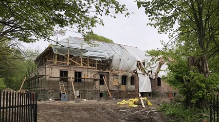 Dwór borkówko, borkówko k. borkowa lęborskiego