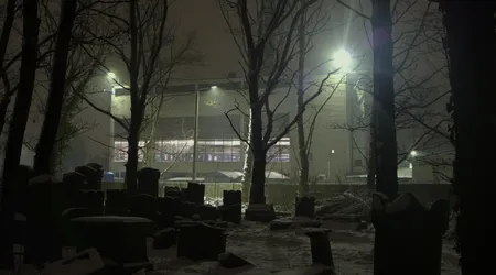 Dom z widokiem na cmentarz