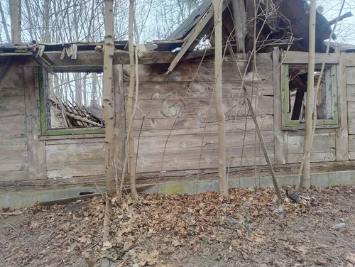 gospodarstwo i zniszczony domek - zdjęcie 2/7