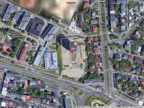 Szkieletor, Kraków - photo 1/1 - Google Satellite