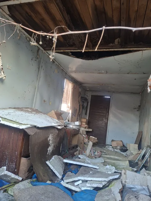 Opuszczony domek działkowy