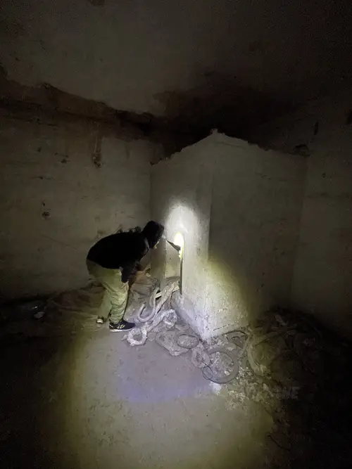 byłe podziemne stanowisko dowodzenia, Złotkowo