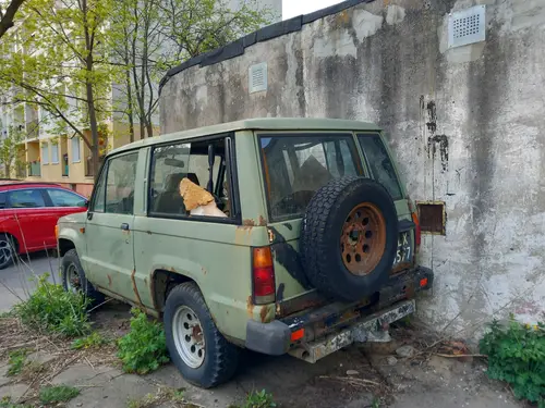 Opuszczone samochód wojskowa - zdjęcie 3/4