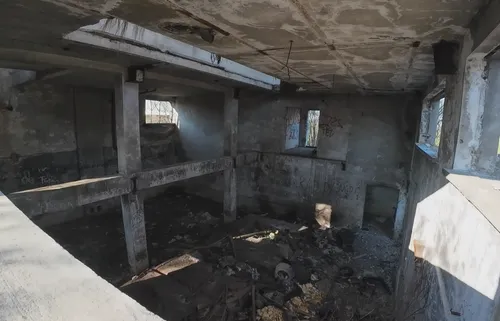 opuszczona kotłownia