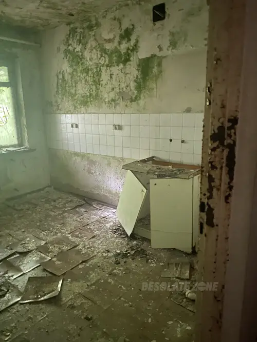 Opuszczone dwa budynki