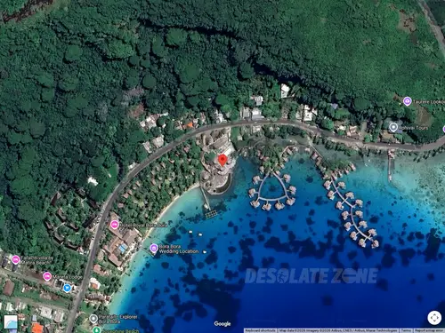Były 4-gwiazdkowy hotel na Bora-Bora - zdjęcie 1/1 - Google Satellite