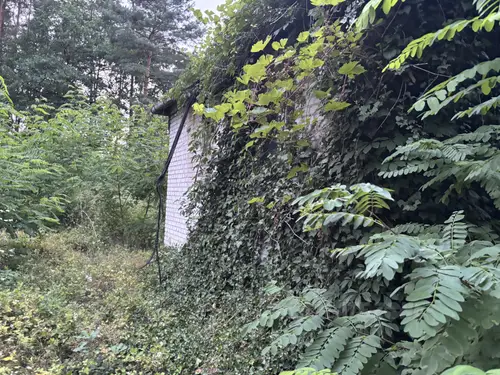Mały ceglany domek