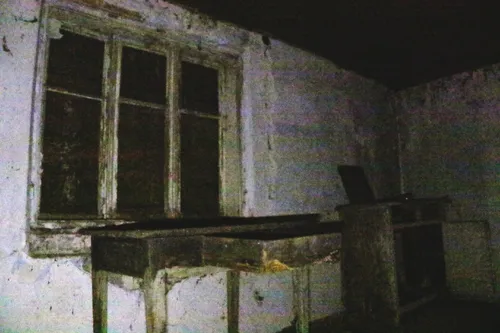 2 opuszczone domy w lesie