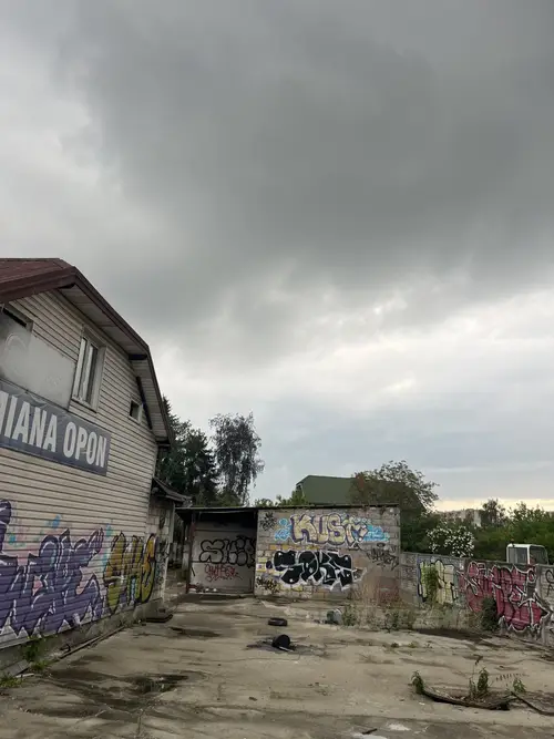 Opuszczony serwis samochodowy + dom - zdjęcie 3/8
