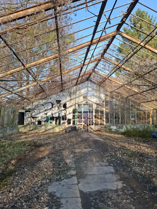 Opuszczona szklarnia - zdjęcie 1/6