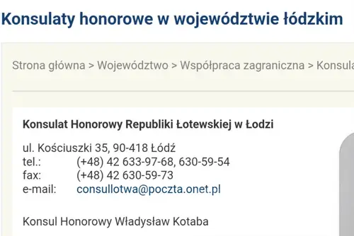 Dawne biuro Konsulatu Honorowej Republiki Łotewskiej - photo 1/18