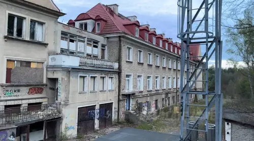 Opuszczony ośrodek rehabilitacyjny