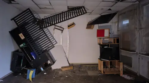 Opuszczony budynek biurowy