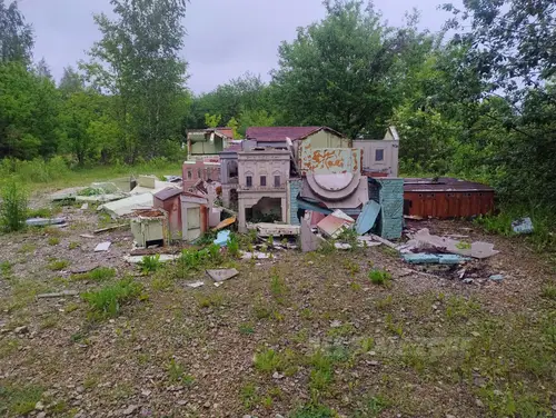 Opuszczony Park Miniatur Sakralnych Złota Góra w Częstochowie