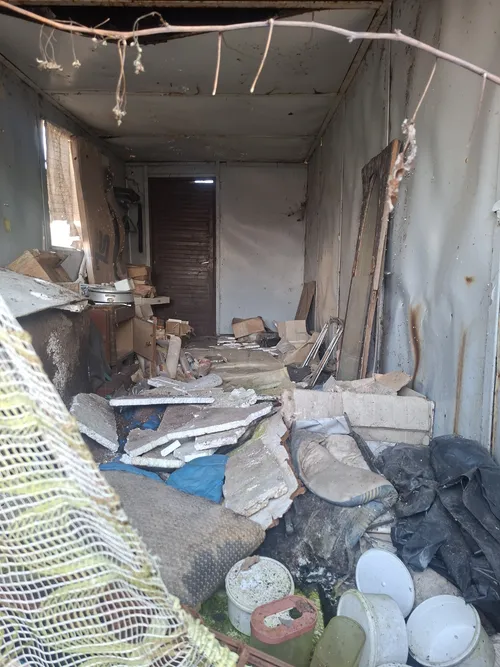 Opuszczony domek działkowy