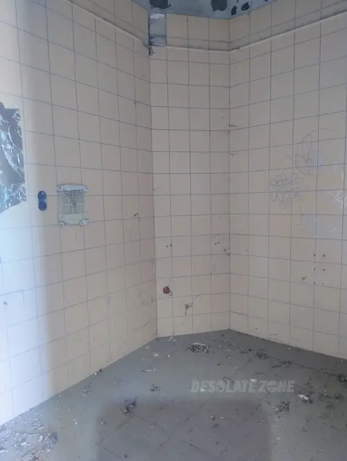 Opuszczona stacja benzynowa i McDonald's