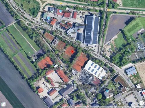 duzy kort tenisowy - zdjęcie 1/1 - Google Satellite