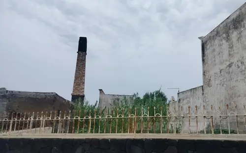 Komin i zabudowania na Stromboli