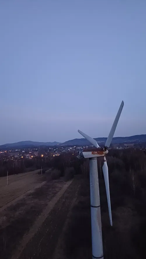 Opuszczony wiatrak