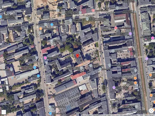 Opuszczona Fabryka Filipa Lissnera, Łódź - zdjęcie 2/2 - Google Satellite