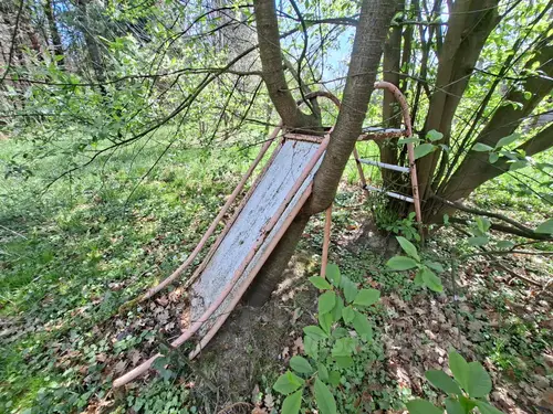 Opuszczony camping Kunice