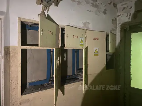 Opuszczone dwa budynki