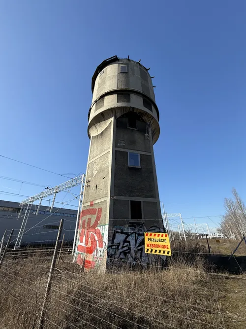 Opuszczona wieża ciśnień, Łódź