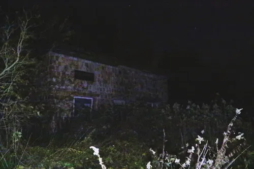 2 opuszczone domy w lesie