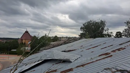 Szpital zakaźny i dziecięcy.