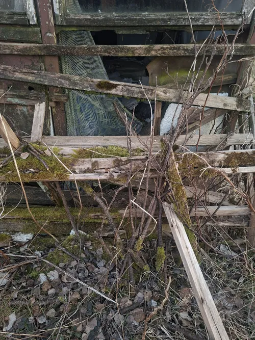 Opuszczony domek działkowy