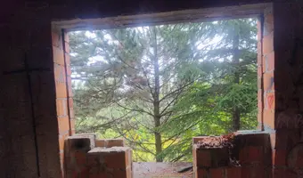 Niedokończona Willa i domek obok